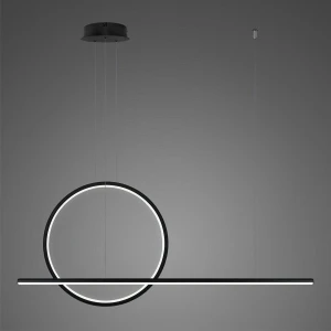 Lampa wisząca Linea No.2 czarny 40cm - Altavola