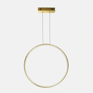 Lampa wisząca Ledowe Okręgi No.1 złoty 100cm - Altavola