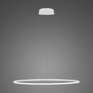 Lampa wisząca Ledowe Okręgi biały 80cm - Altavola