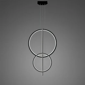 Lampa wisząca Linea No.5 czarny 60/40cm - Altavola