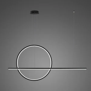 Lampa wisząca Linea No.2 czarny 80/180cm - Altavola