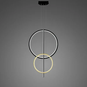 Lampa wisząca Linea No.5 czarny, Złoty 60/40cm - Altavola