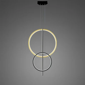 Lampa wisząca Linea No.5 czarny, Złoty 60/40cm - Altavola