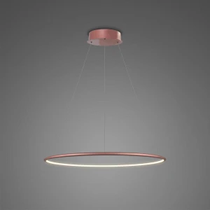 Lampa wisząca Ledowe Okręgi różowe złoto 40cm - Altavola