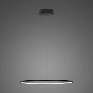 Lampa wisząca Ledowe Okręgi czarny 120 cm - Altavola