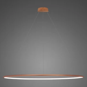 Lampa wisząca Ledowe Okręgi miedziany 180cm - Altavola