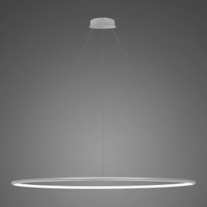 Lampa wisząca Ledowe Okręgi srebrny 150cm - Altavola