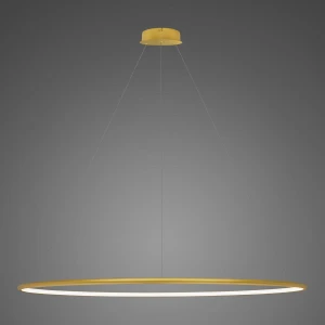 Lampa wisząca Ledowe Okręgi złoty 150cm - Altavola