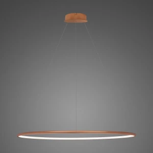 Lampa wisząca Ledowe Okręgi miedziany 100cm - Altavola