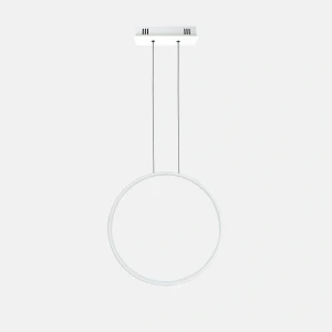 Lampa wisząca Ledowe Okręgi biały 40cm - Altavola