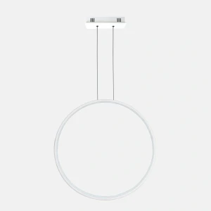 Lampa wisząca Ledowe Okręgi biały 100cm - Altavola