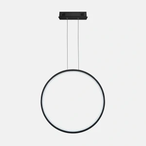 Lampa wisząca Ledowe Okręgi czarny 80cm - Altavola