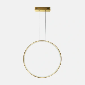 Lampa wisząca Ledowe Okręgi złoty 80cm - Altavola