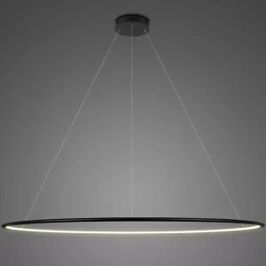 Lampa wisząca Ledowe Okręgi czarny 230cm - Altavola