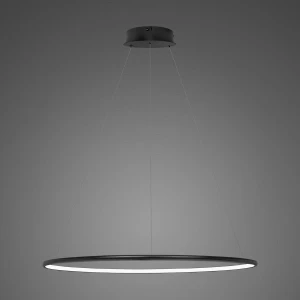 Lampa wisząca Ledowe Okręgi czarny 80cm - Altavola