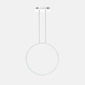 Lampa wisząca Ledowe Okręgi biały 60cm - Altavola