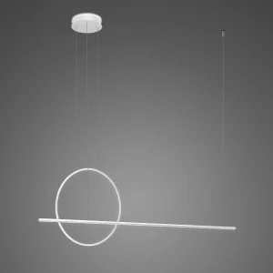 Lampa wisząca Linea No.2 biały 40cm - Altavola