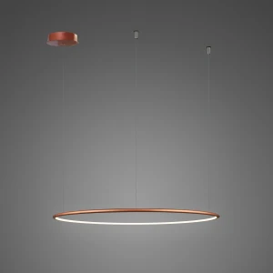 Lampa wisząca Ledowe Okręgi No.1 miedziany 60cm - Altavola