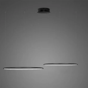 Lampa wisząca Ledowe Okręgi No.2 czarny 60cm - Altavola