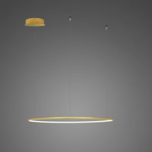 Lampa wisząca Ledowe Okręgi No.1 złoty 60cm - Altavola