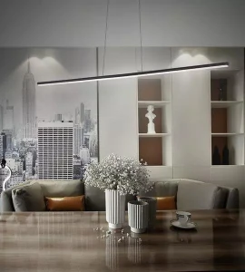 Lampa wisząca Linea No.1 czarny 180cm - Altavola