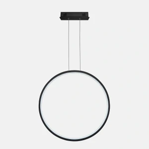 Lampa wisząca Ledowe Okręgi No.1 czarny 120cm - Altavola