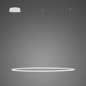 Lampa wisząca Ledowe Okręgi biały 120cm - Altavola