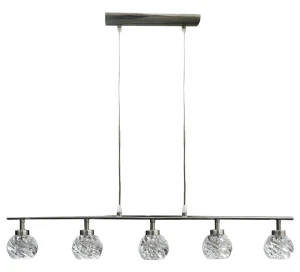 Lampa wisząca Gira satyna/nikiel 0xG9 35-04607 - Candellux Lighting