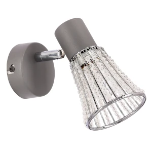 Kinkiet Curtis szary 1xE14 91-48257 - Candellux Lighting