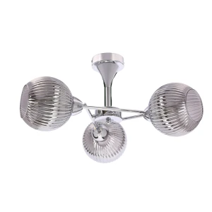 Lampa wisząca Cesar srebrny 3xE27 33-48363 - Candellux Lighting