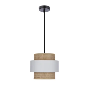 Abażur czarny, biały + kremowy 1xE27 31-18182 - Candellux Lighting