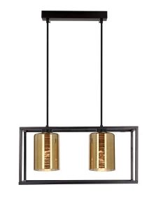 Lampa sufitowa Luri czarna 2xE27 32-47878 - Candellux Lighting