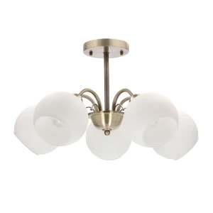 Lampa wisząca Nestor patynowy 5xE27 35-34960 - Candellux Lighting