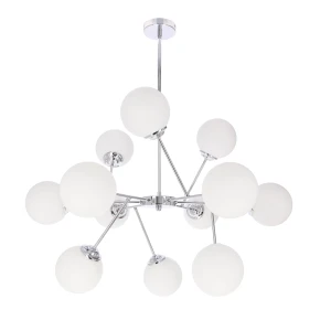 Lampa wisząca Belweder srebrny 12xE14 30-39828 - Candellux Lighting