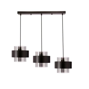 Lampa wisząca E27 czarny/dymiony 3xE27 33-47168 - Candellux Lighting