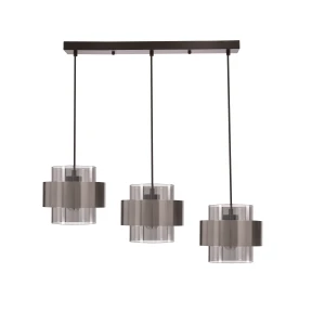 Lampa wisząca E27 czarny/satyna/nikiel 3xE27 33-47151 - Candellux Lighting