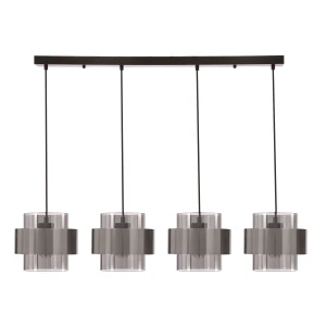 Lampa wisząca E27 czarny/satyna/nikiel 4xE27 34-47175 - Candellux Lighting