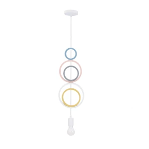 Lampa wisząca Hoops biały 1xE27 31-12036 - Candellux Lighting