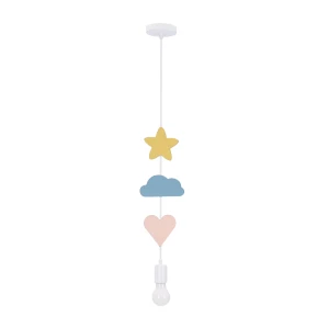 Lampa wisząca Heart biały 1xE27 31-12135 - Candellux Lighting