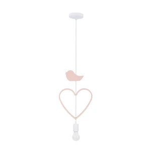 Lampa wisząca Heart biały 1xE27 31-12098 - Candellux Lighting