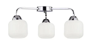 Lampa sufitowa Cromado 3-punktowa srebrno brązowy 98-49582 Candellux