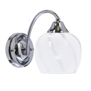Kinkiet chromowy + bezbarwny 1xE27 21-09449 - Candellux Lighting