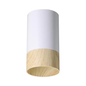 Lampa sufitowa Conti biały + drewniany 1xGU10 2228358 - Candellux Lighting