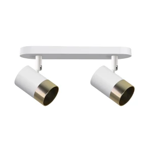 Lampa sufitowa Tobi biało złoty 2xGU10 92-27467 - Candellux Lighting