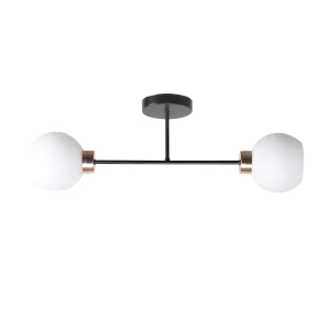 Lampa sufitowa Amanda czarny + biały 2xE27 32-21069 - Candellux Lighting