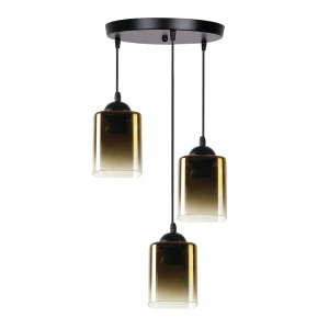 Lampa wisząca Serena czarno złoty 3xE27 33-21182 - Candellux Lighting