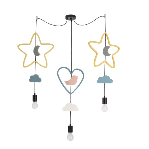 Lampa wisząca E27 czarny 3xE27 33-27528 - Candellux Lighting