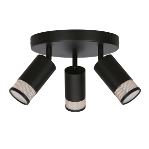 Lampa sufitowa Gu10 czarno złoty 3xGU10 98-27696 - Candellux Lighting