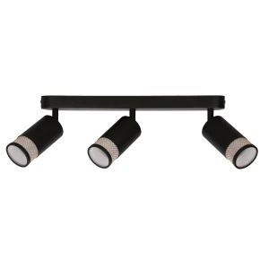 Lampa sufitowa Gu10 czarno złoty 3xGU10 93-27689 - Candellux Lighting