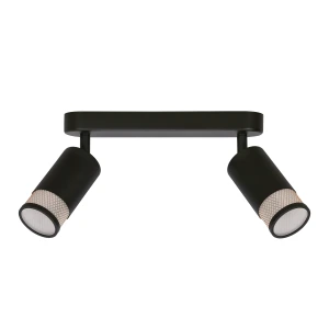 Lampa sufitowa Gu10 czarno złoty 2xGU10 92-27672 - Candellux Lighting